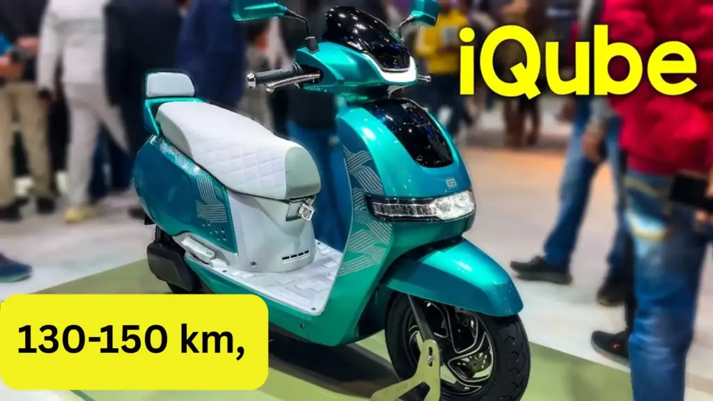New TVS iQube Hybrid:130-150 km, 4-stroke, 2-3 hours (Fast Charging)